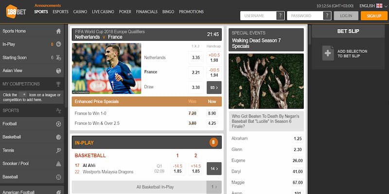188BET Các loại kèo phổ biến và cách tận dụng tại 188BET